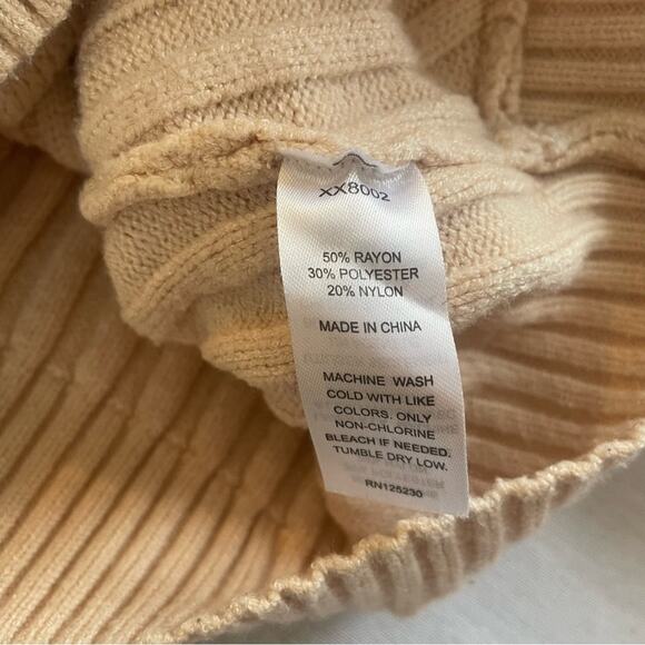 CALI BE Cream Cropped Sweater-Women’s Size Small - Picture 5 of 5